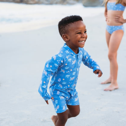 Swim Essentials Uv Swimsuit Boys - Multicolor - Coral Bliss