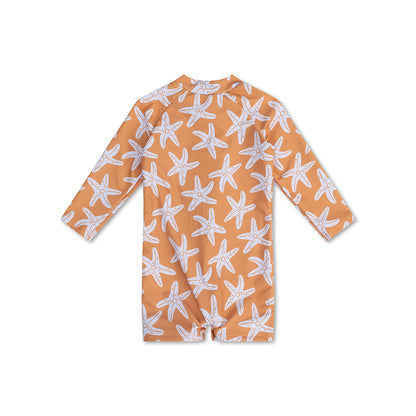 Swim Essentials UV Swimsuit Boys - Orange - Seastar