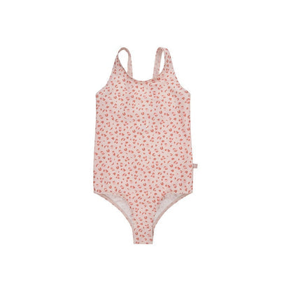 Swim Essentials Badpak Meisjes - Oud Roze - Luipaard
