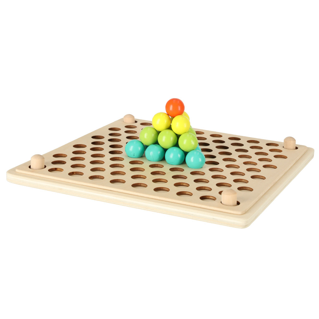 Quebra-cabeça de mosaico de bola de miçangas Montessori educacional 77el.