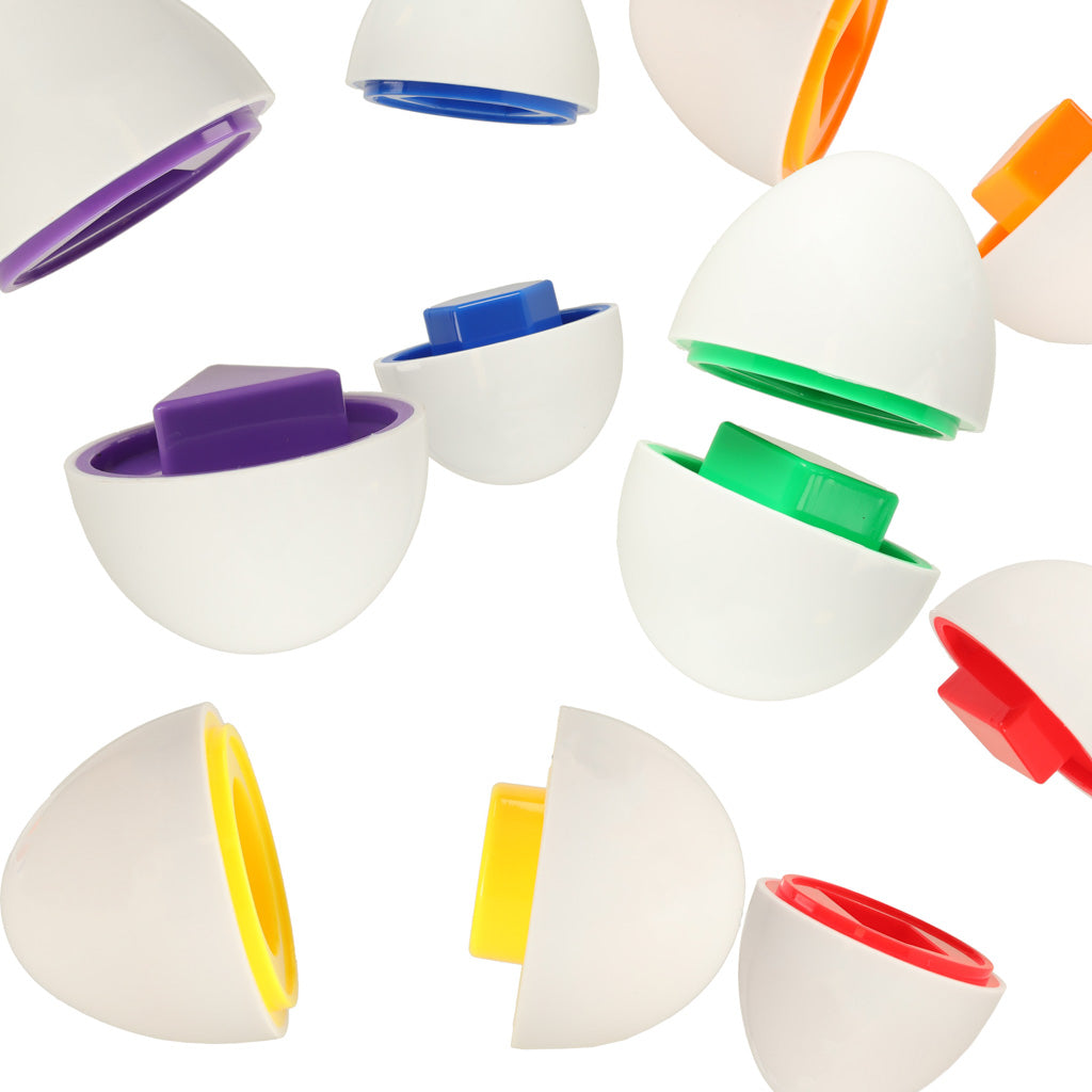 Educational Eggs Toy Match Shapes And Colors