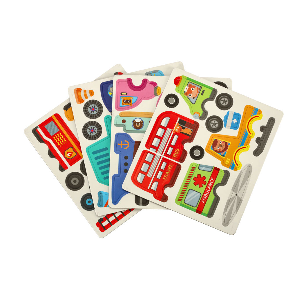 Magnetic Means Of Transportation Puzzle