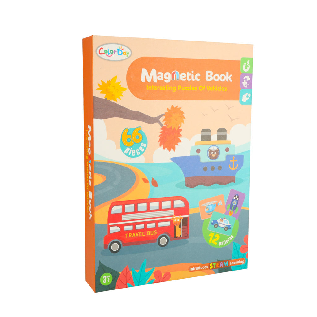 Mágneses közlekedési eszközök puzzle
