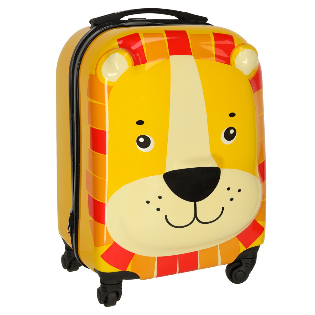 Children's Travel Suitcase On Wheels Lion