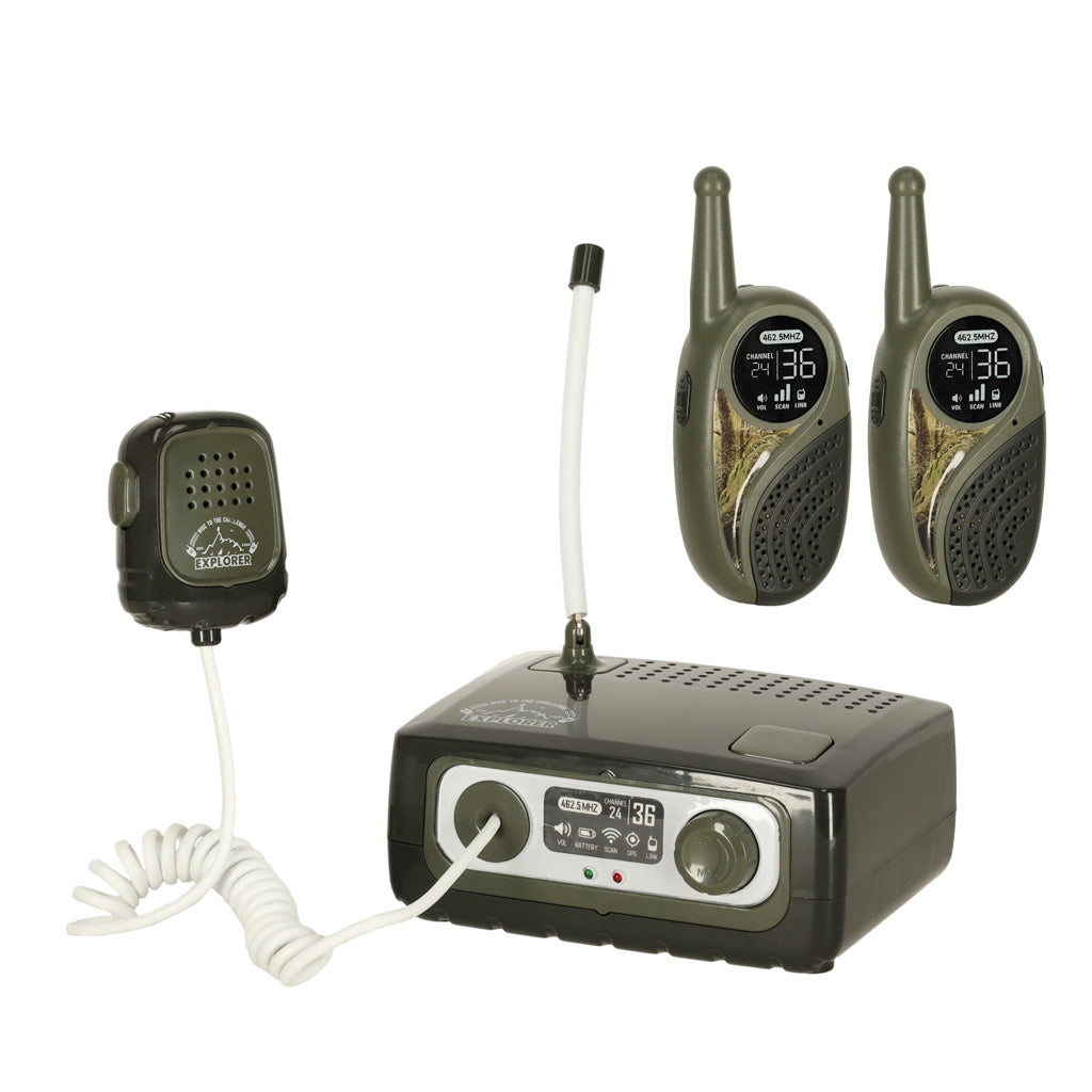 Walkie Talkie Walkie Talkie Shortwave Set With Switchboard For Kids Khaki