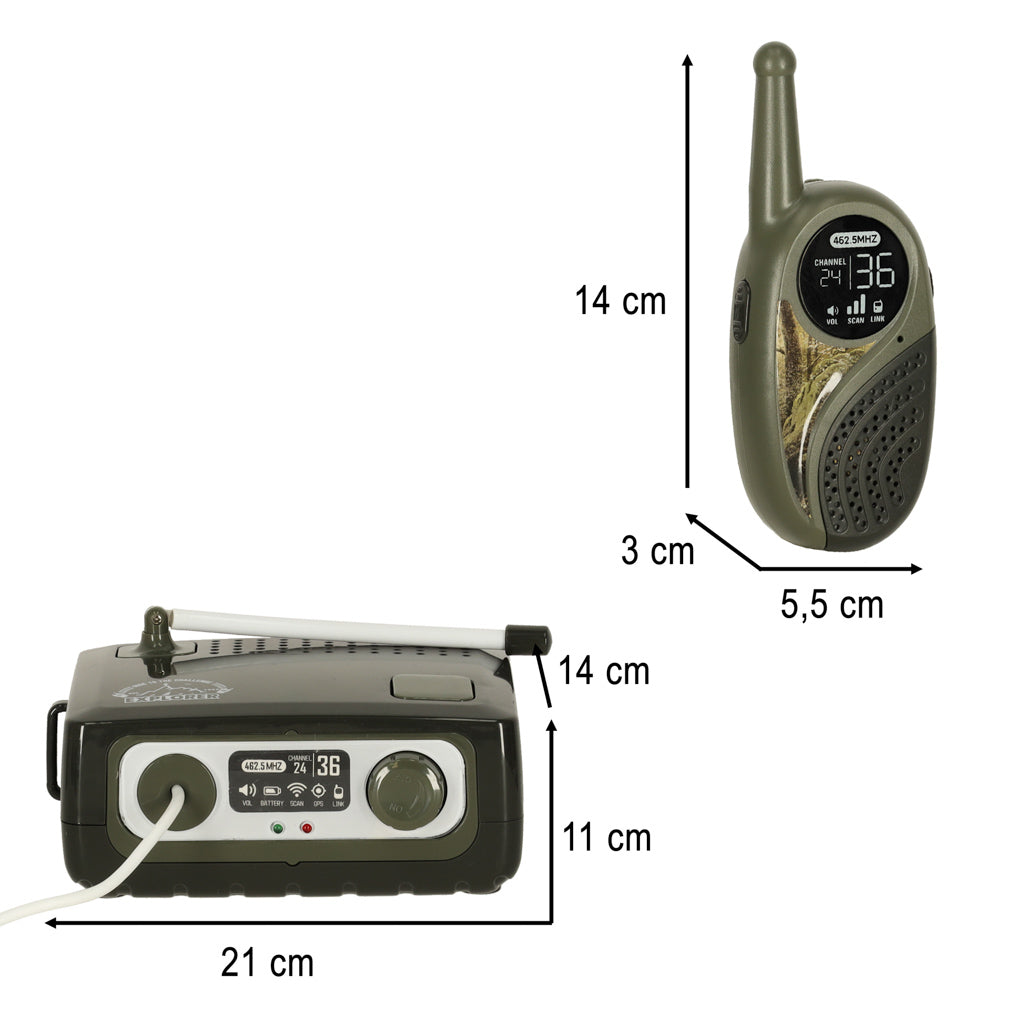 Walkie Talkie Walkie Talkie Shortwave Set With Switchboard For Kids Khaki