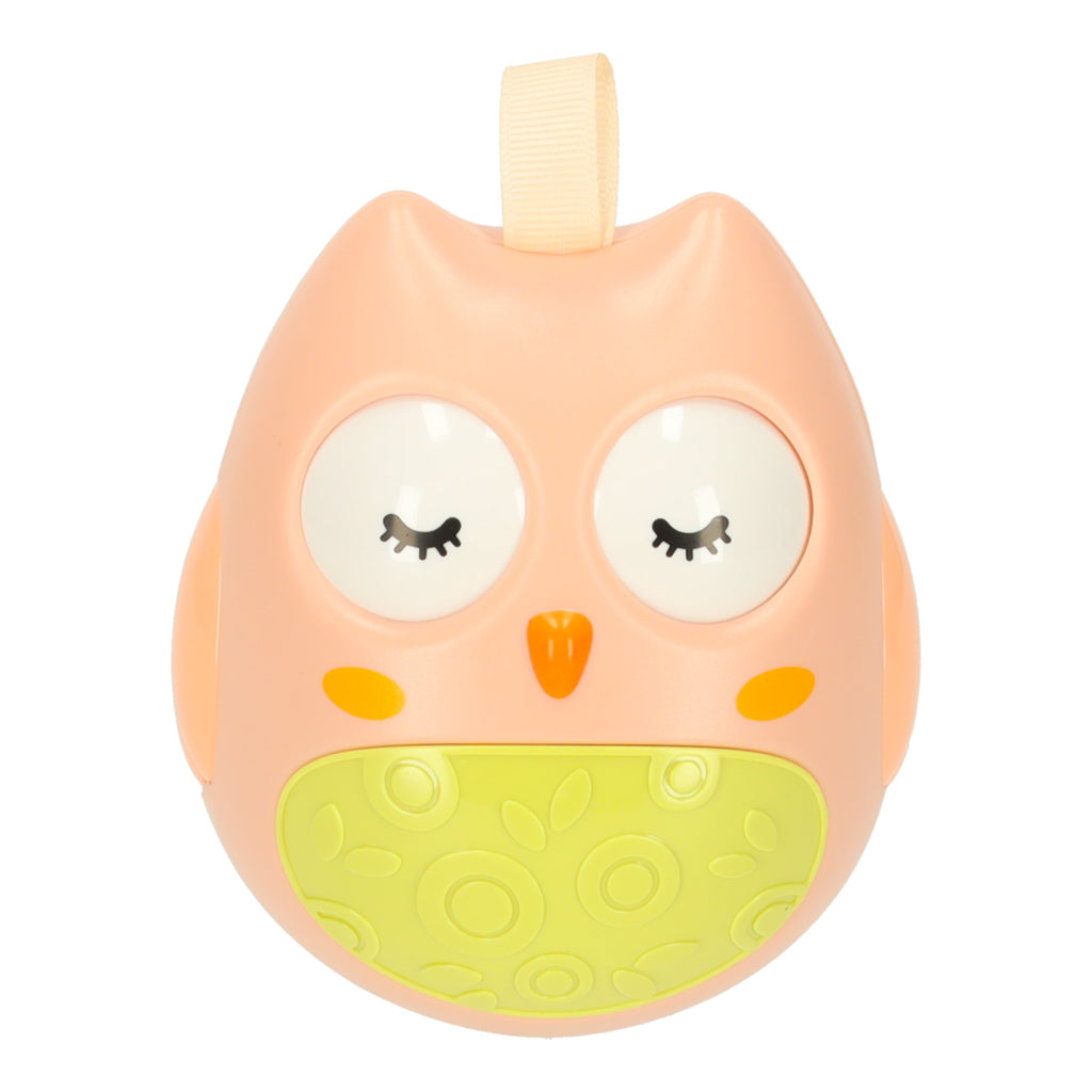 Wańka Wstańka Owl Sensory Sway Pink