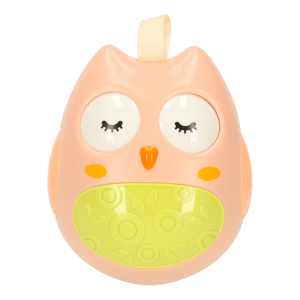 Wańka Wstańka Owl Sensory Sway Pink