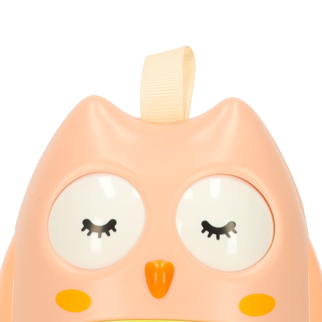 Wańka Wstańka Owl Sensory Sway Pink