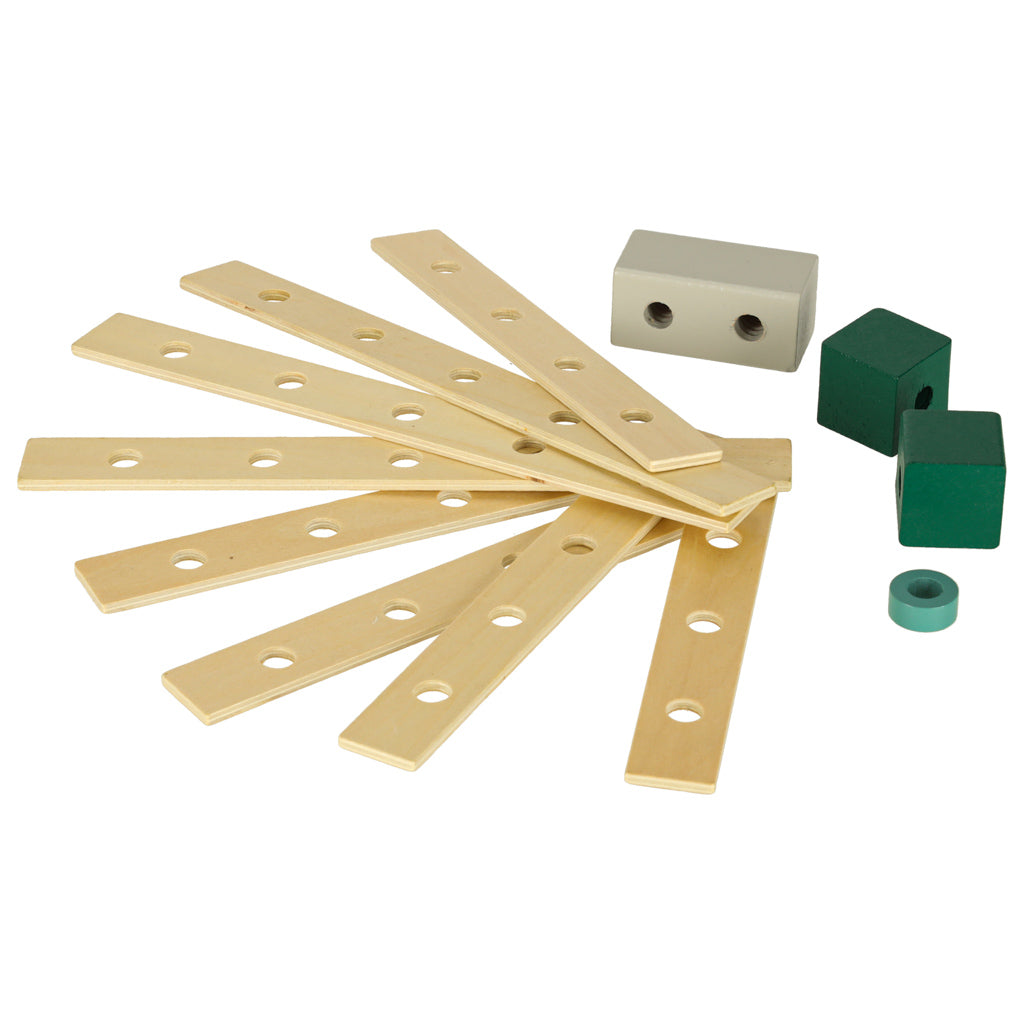 Atelier de lemn Lulilo Fikso Set mic de bricolaj cu instrumente ferăstrău șurubelniță Sunete 86 cm
