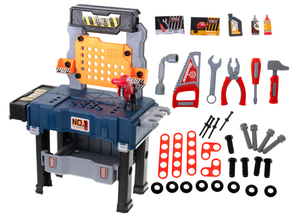 Workshop Diy Set Tafel + Gereedschap 65el.