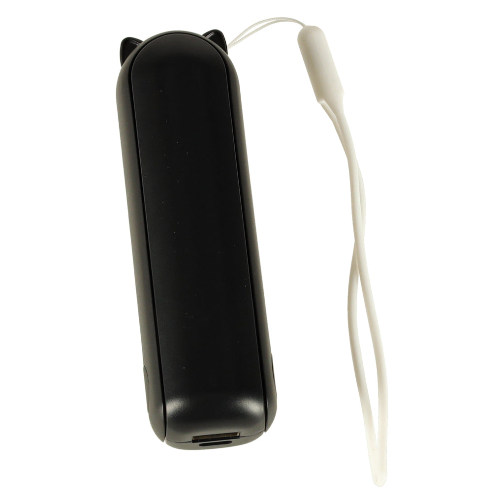 Ventilatore da scrivania Mini mulino a vento pieghevole portatile USB portatile nero