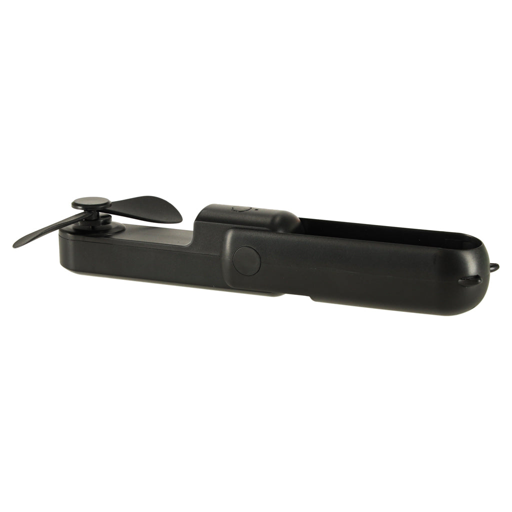 Ventilatore da scrivania Mini mulino a vento pieghevole portatile USB portatile nero