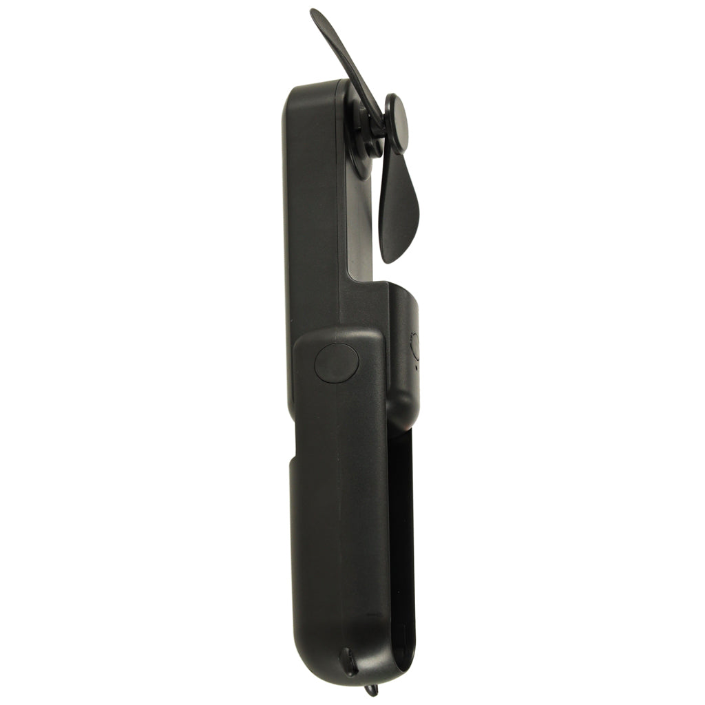 Ventilatore da scrivania Mini mulino a vento pieghevole portatile USB portatile nero