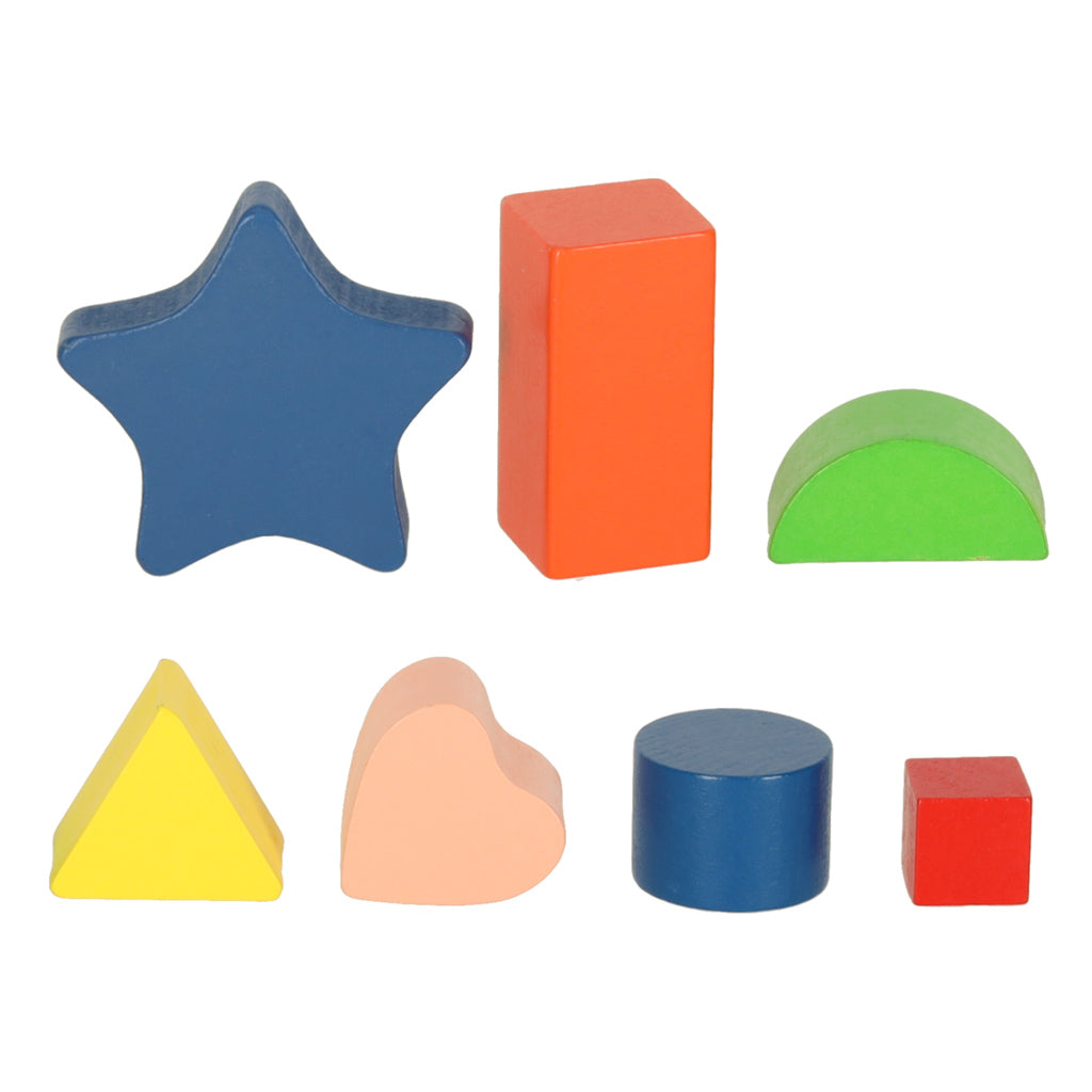 Educational Wooden Tower Sorter Shapes Learning To Count 71cm Xxl
