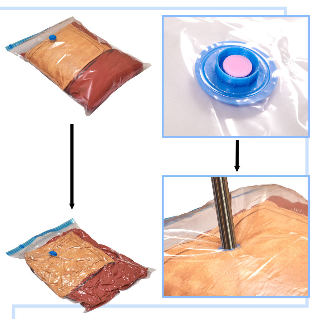 Vakuumposer til tøj 5 stk 60x80cm