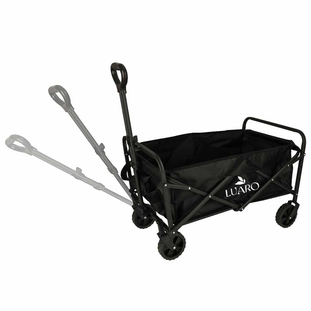 Beach Shopping Transport Cart Folding Tourist Travel Rotatable 360 Telescopic Handle