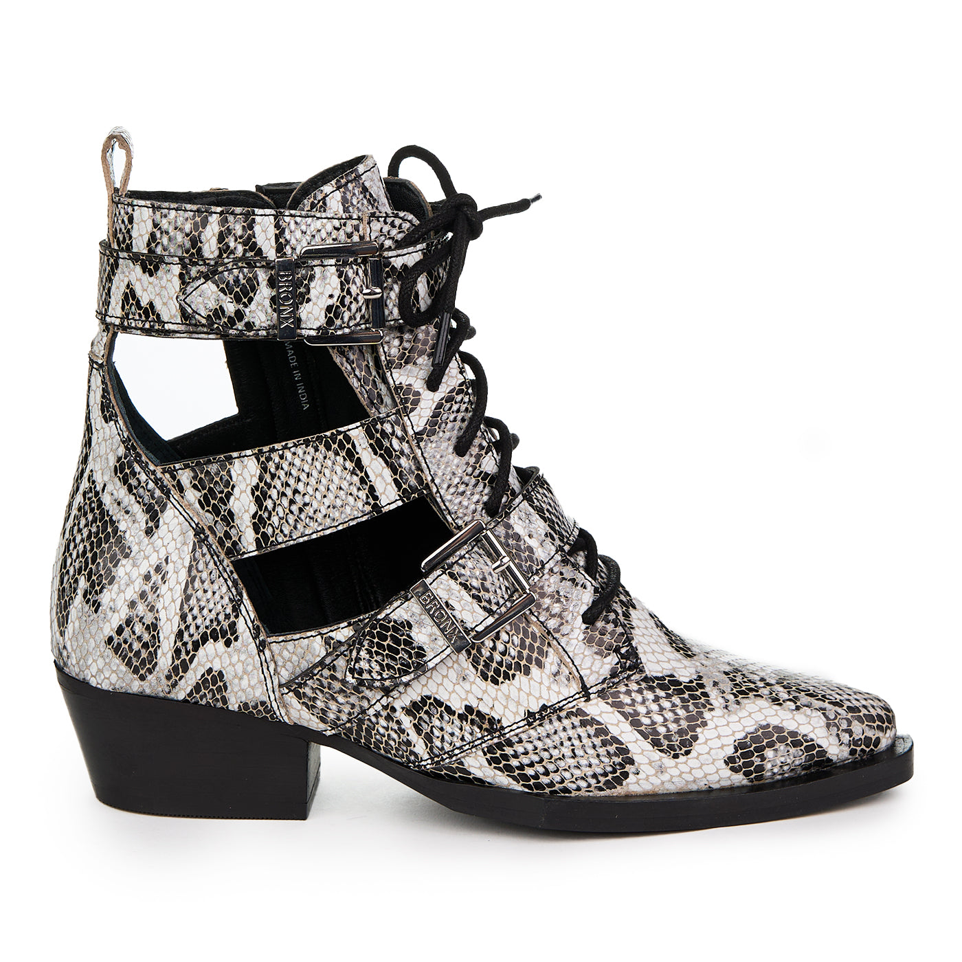 Bronx jacky jo členkové čižmy z pravej kože zln 0748