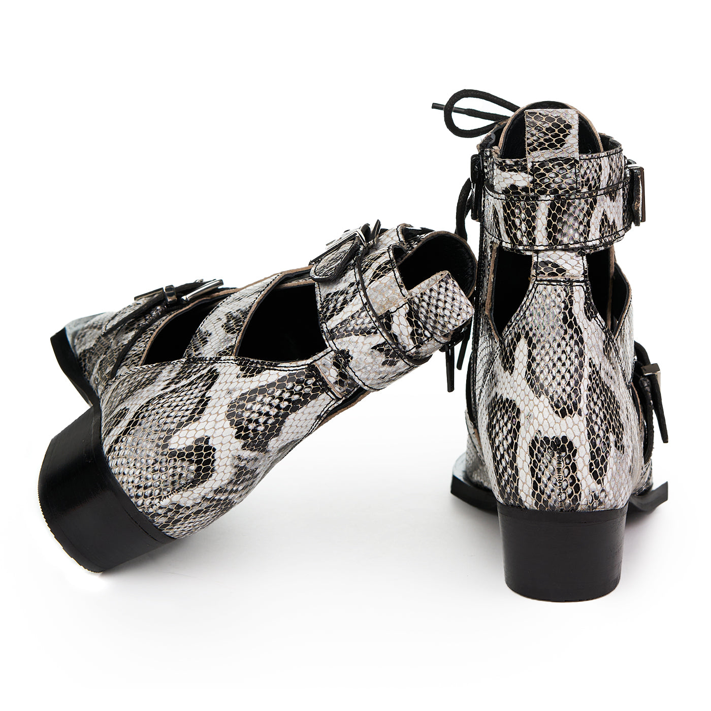 Botins Bronx jacky jo feitos de couro genuíno zln 0748