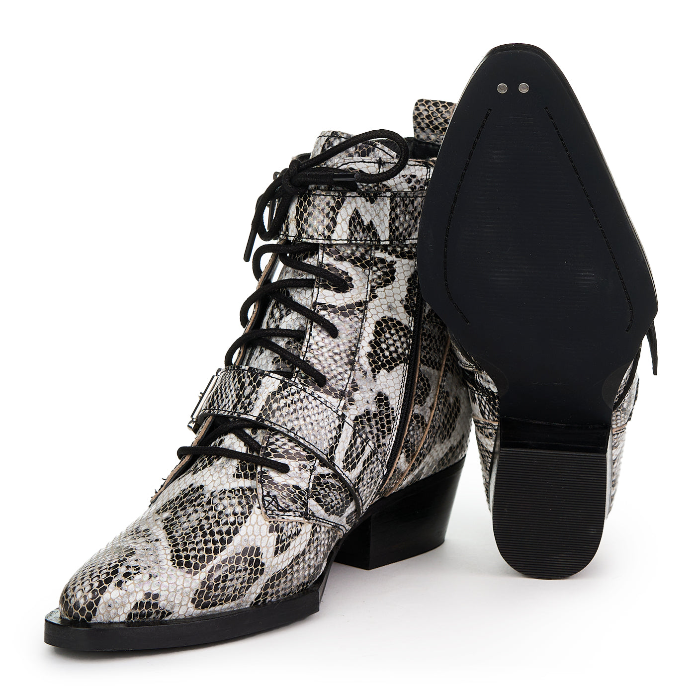 Bronx jacky jo členkové čižmy z pravej kože zln 0748