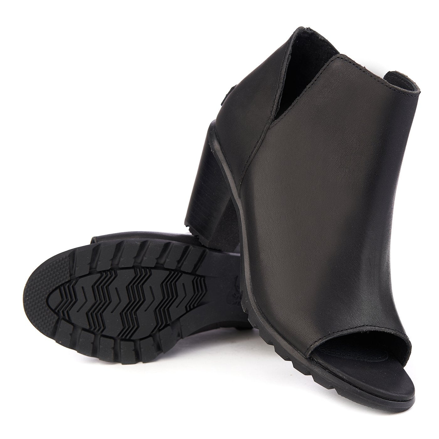 Stivali Sorel Nadia Bootie in pelle naturale Neri