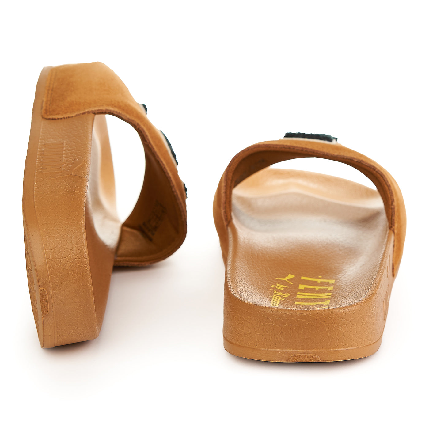 Pantofole Puma Fenty Lead Marrone Dorato Marrone