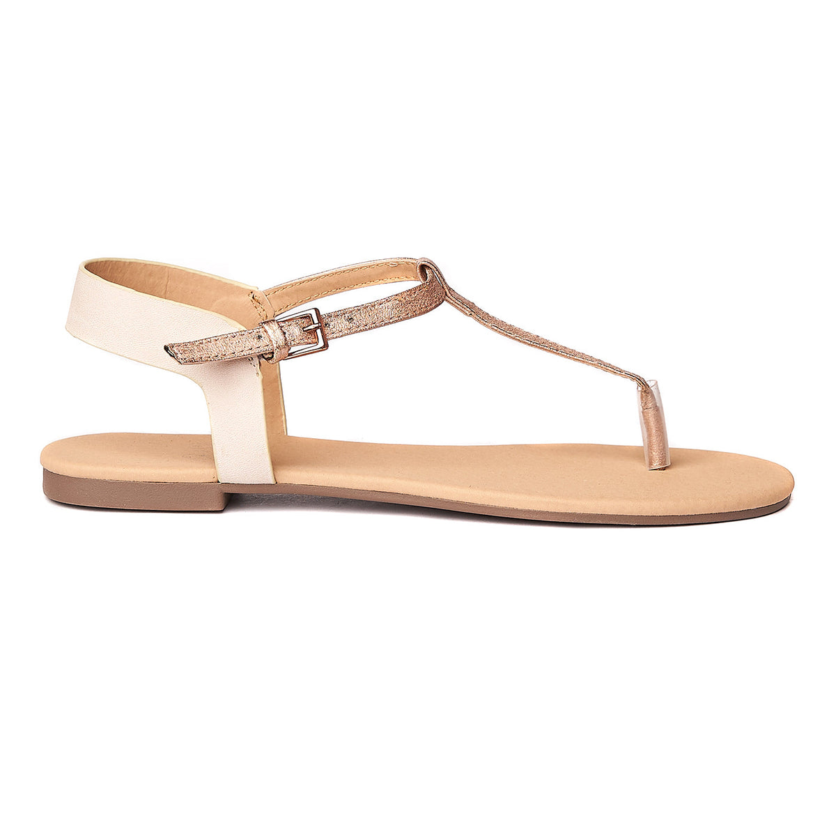 Sandali color nudo/oro