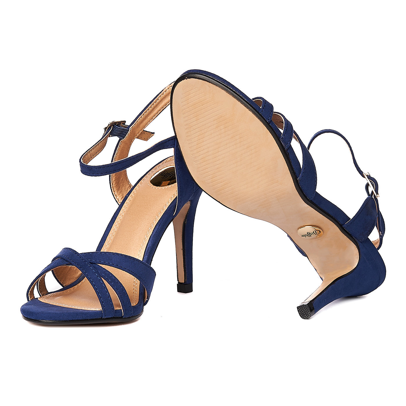 Sandały Buffalo Ankle Strap w kolorze niebieskim