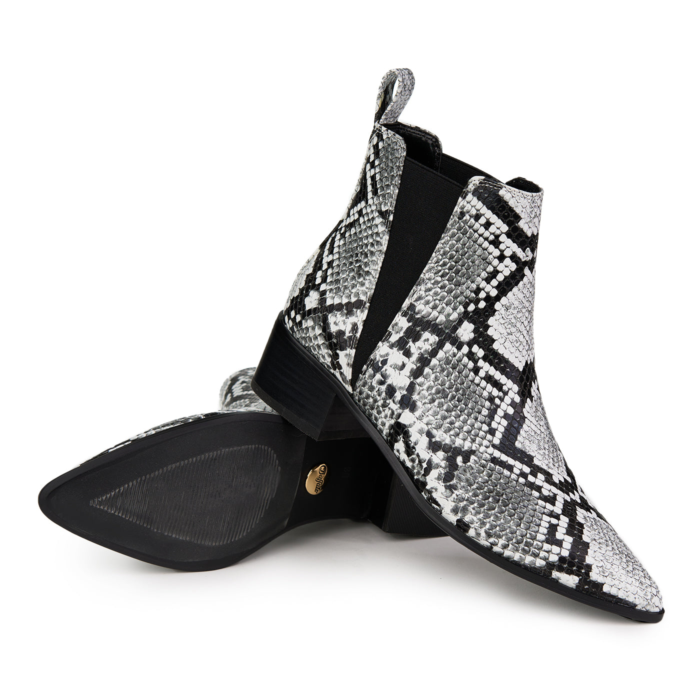 Buffalo London Ciocate Alt Finola Black/white