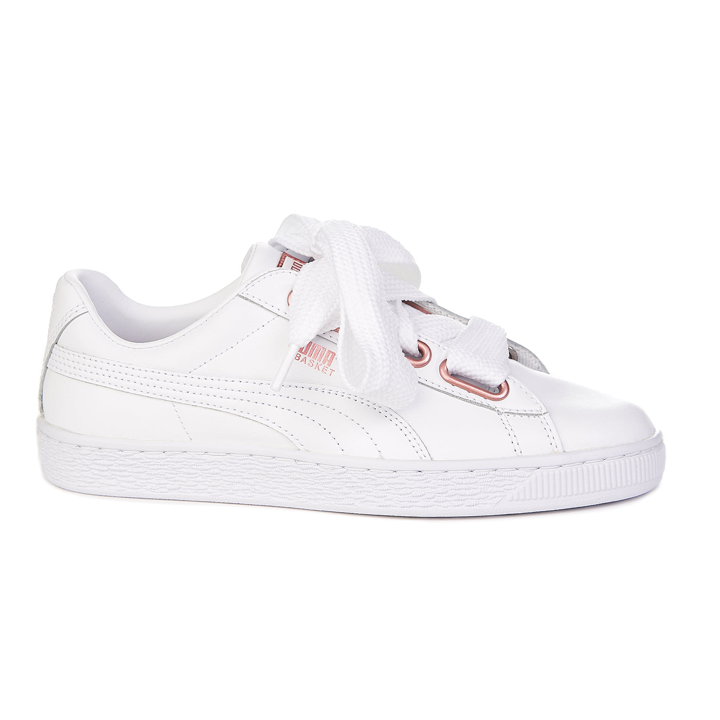 Puma Basket Heart Leather Wns White