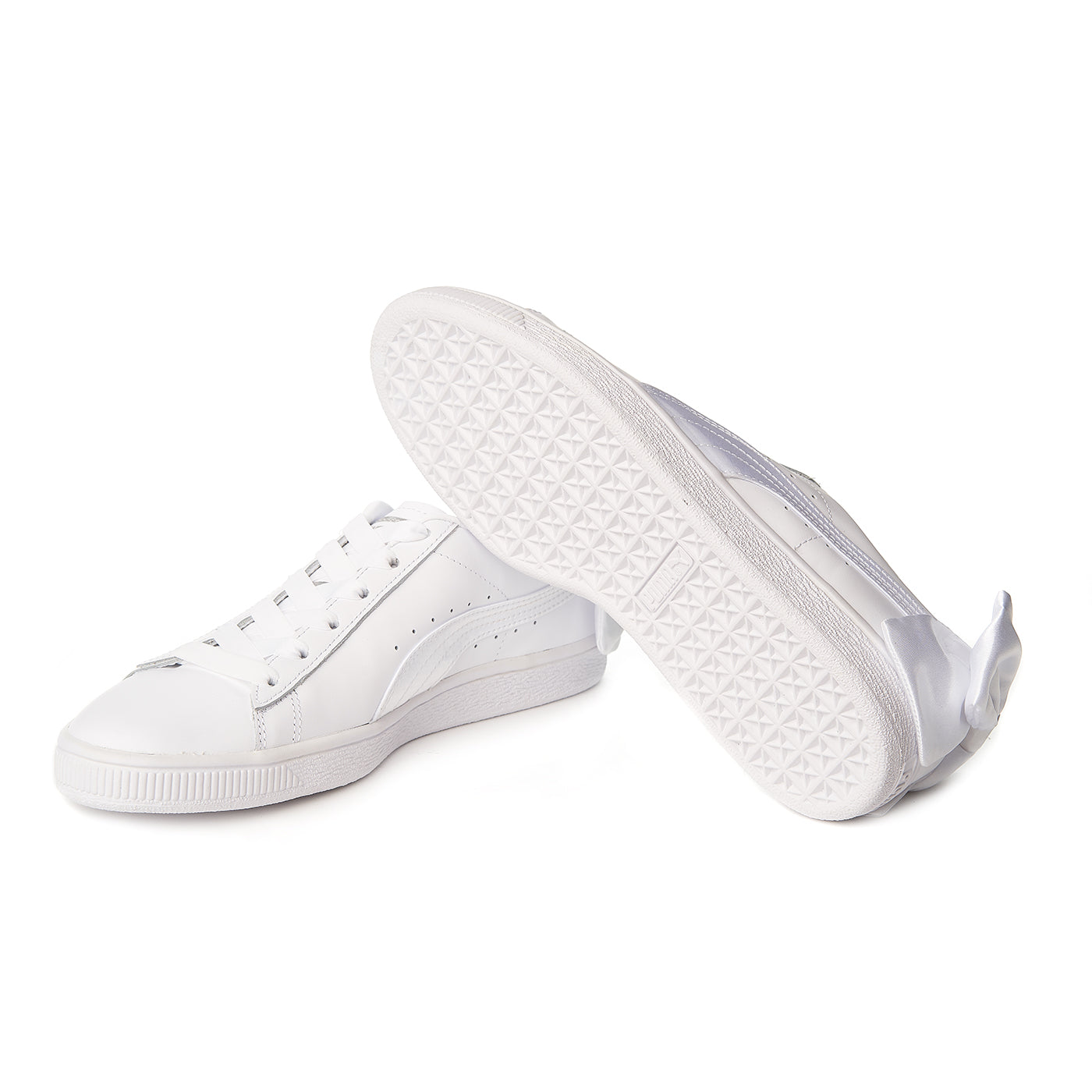 Puma Basket Bow Wns White