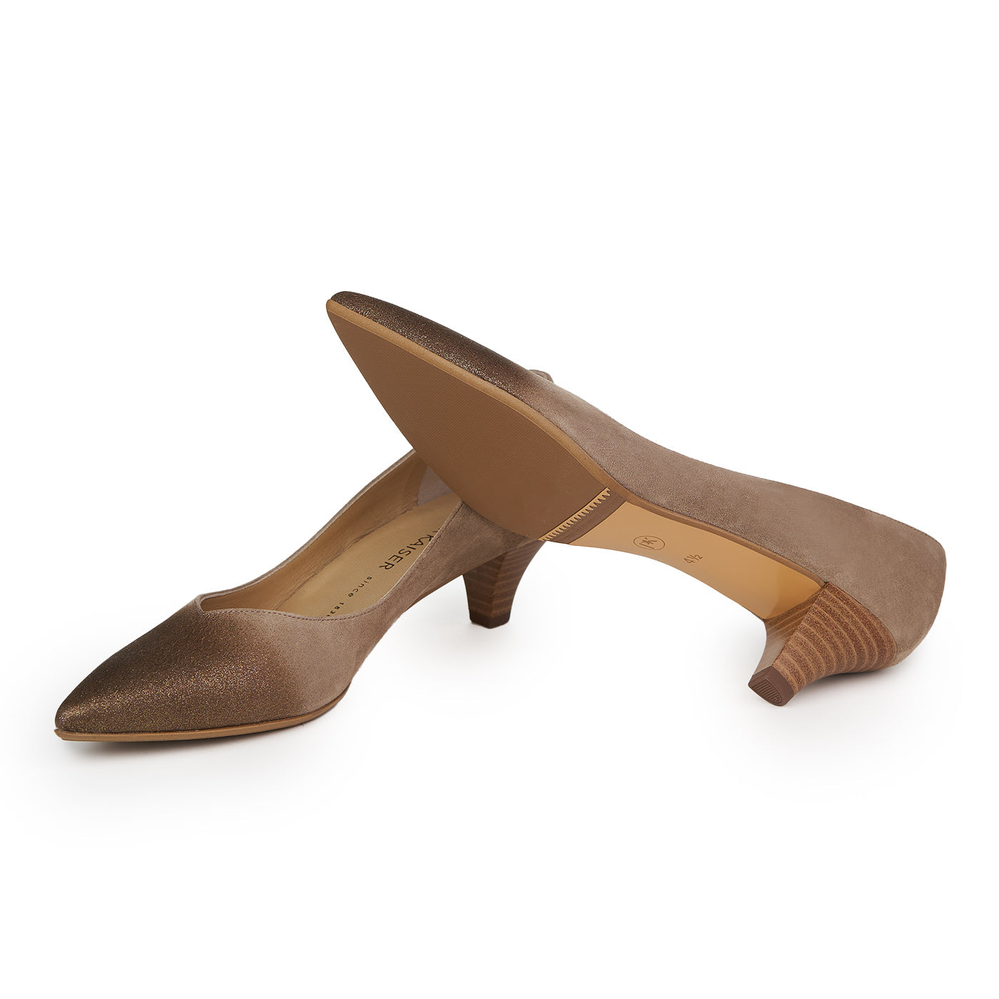 Buty damskie na obcasie Peter Kaiser Skóra Naturalna Digone Brązowe