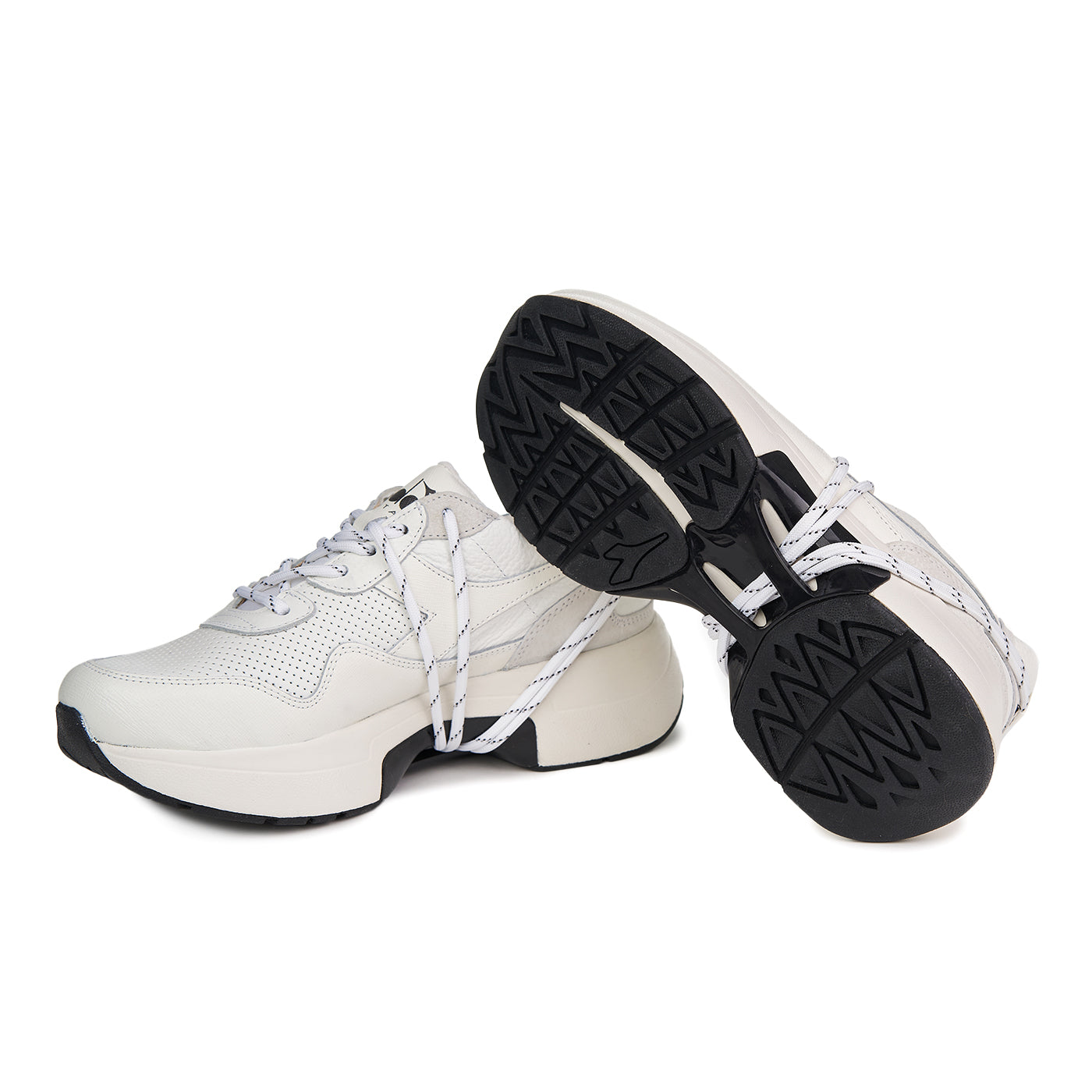 Diadora Sneakers Donna Pelle Naturale N9000 Txs H Pelle Bianco Bianco