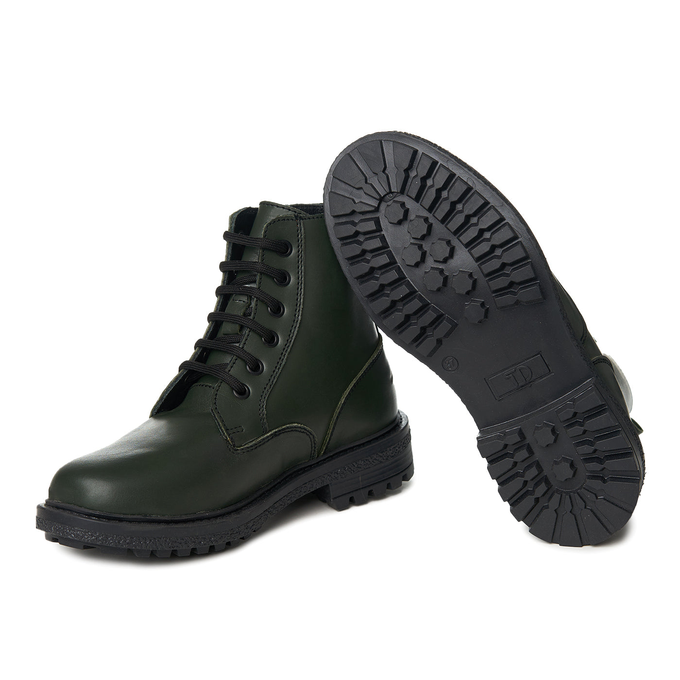 Dechase Botas Mujer Piel Natural Keff Verde Waxi Verde