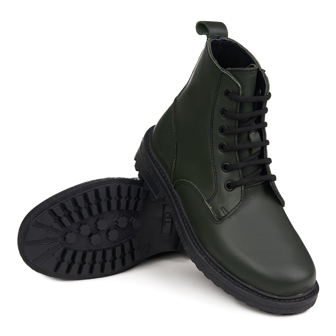 Dechase Botas Mujer Piel Natural Keff Verde Waxi Verde