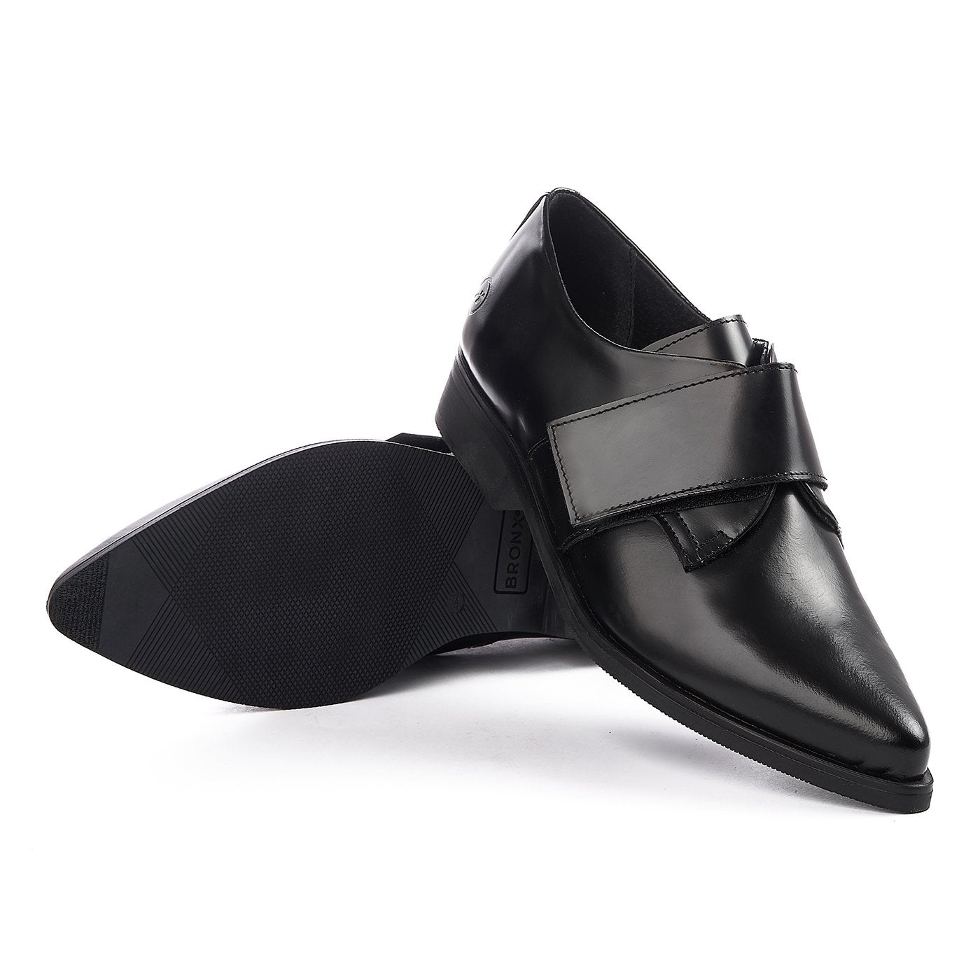 Bronx Schuhe Naturleder schwarz ZLN 0167