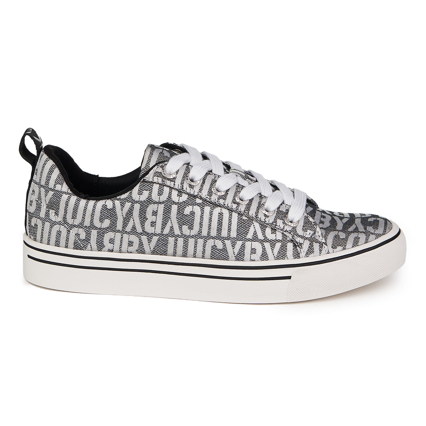Scarpe da ginnastica Juicy Couture Christy Jacquard bianche