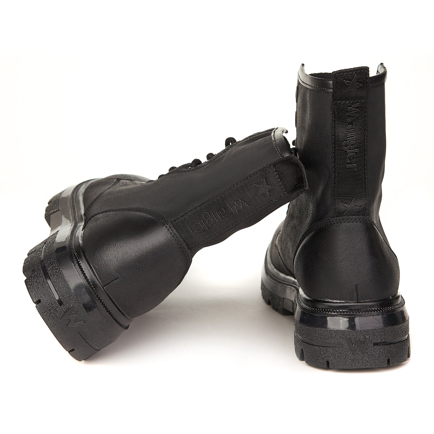 Botas de choque Wrangler cuero natural zln 0563