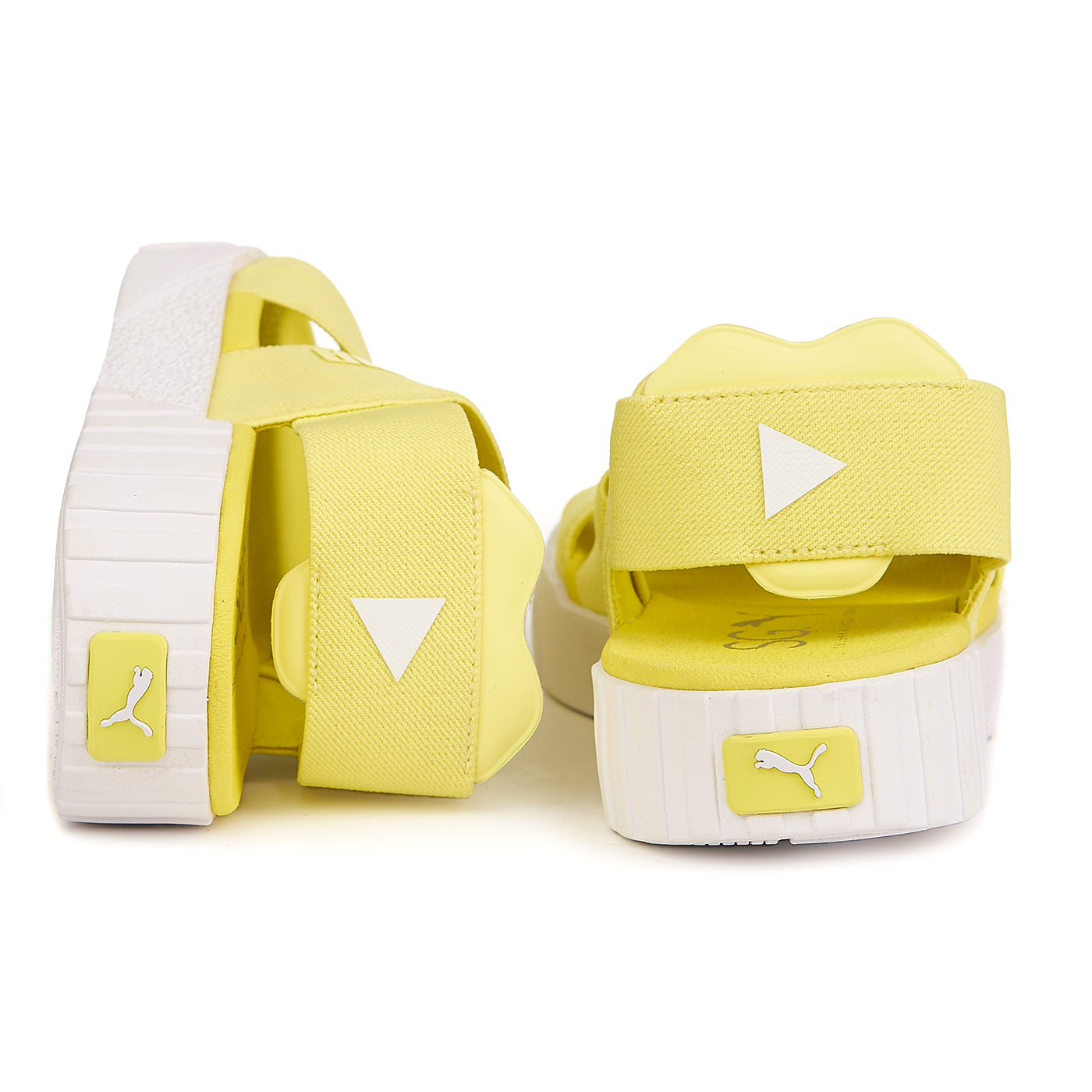 Puma Cali Sandales Jaune Fluo
