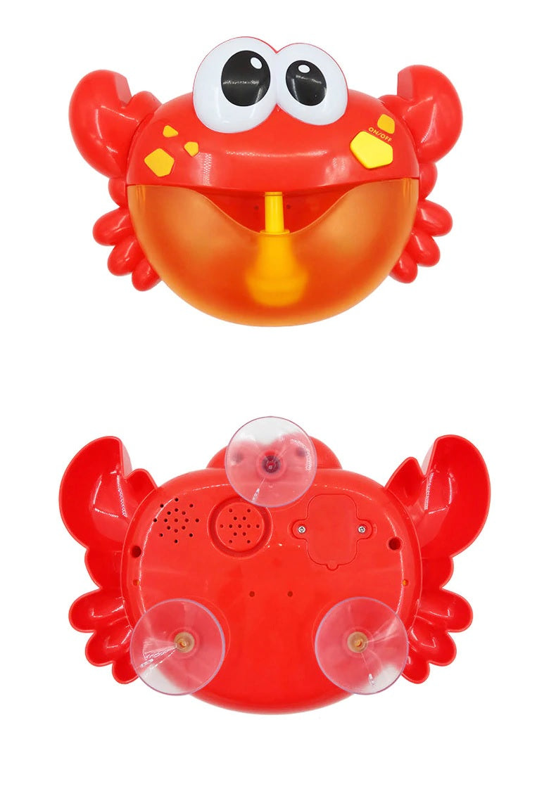 Bubble Generator Foam Crab Bath Toy