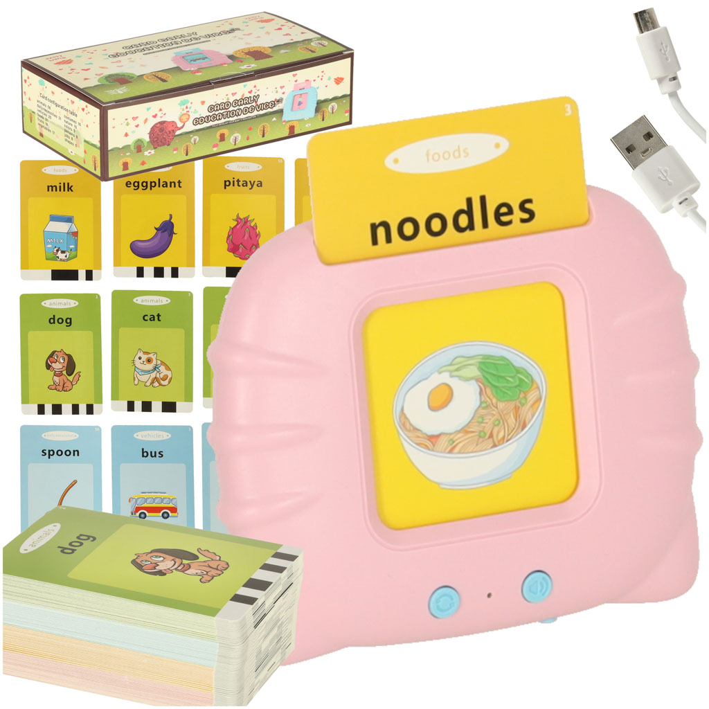 Educational Card Reader Fiszki For Learning English Vocabulary 112 Cards