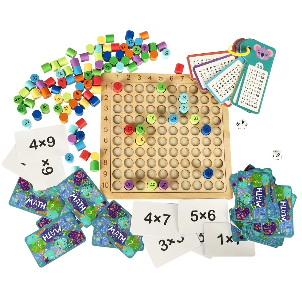 Educational Multiplication Table Toy Wooden Co