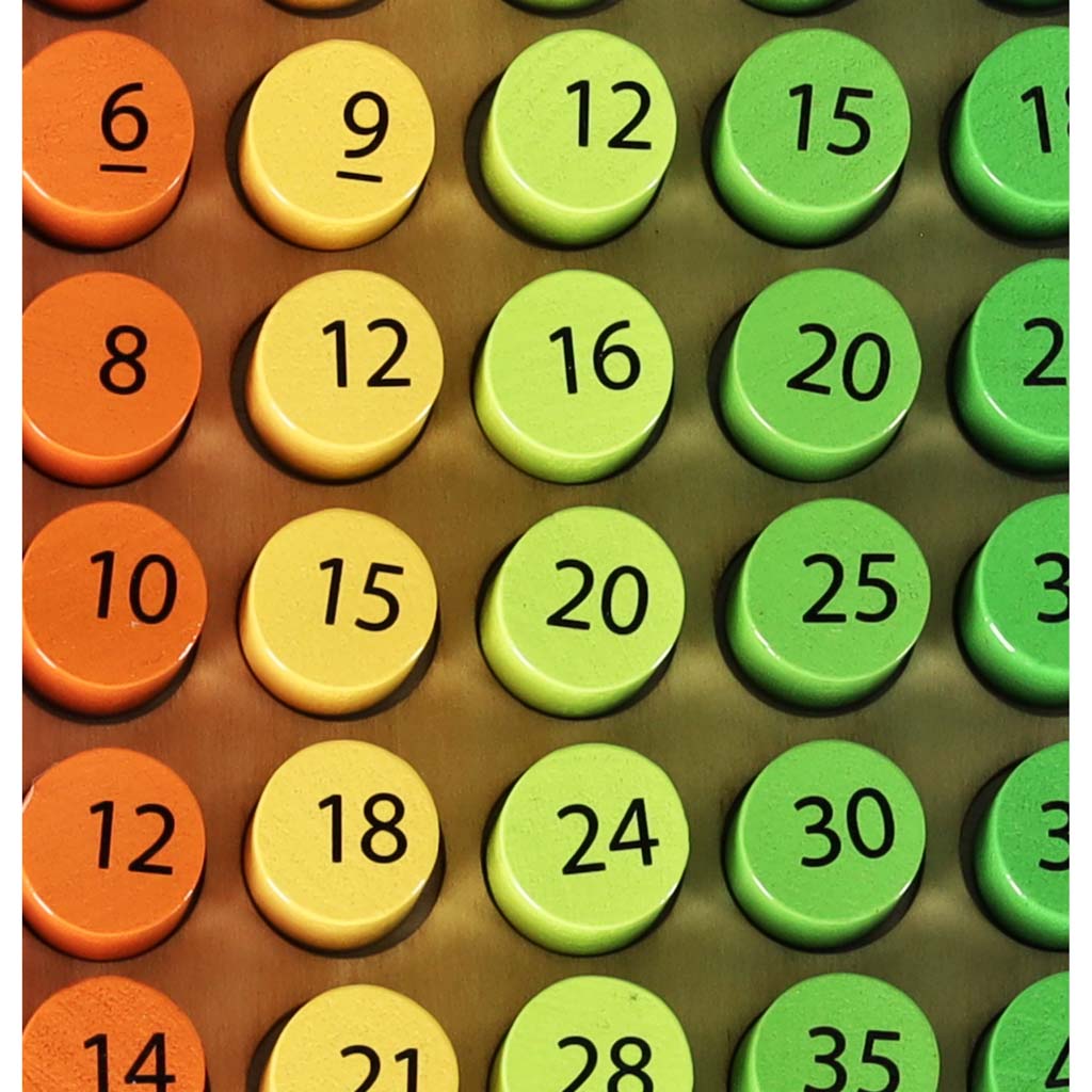 Educational Multiplication Table Toy Wooden Co