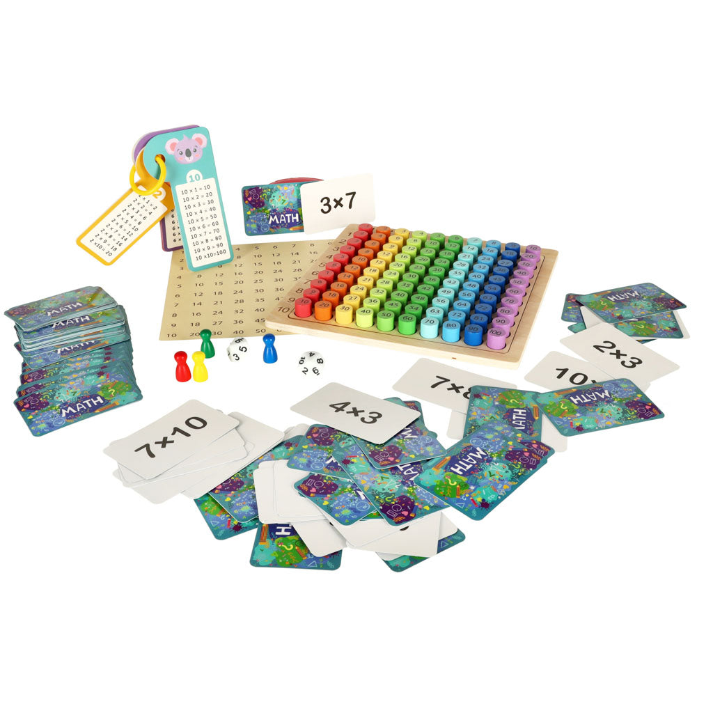Educational Multiplication Table Toy Wooden Co