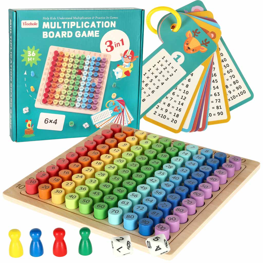 Educational Multiplication Table Toy Wooden Co