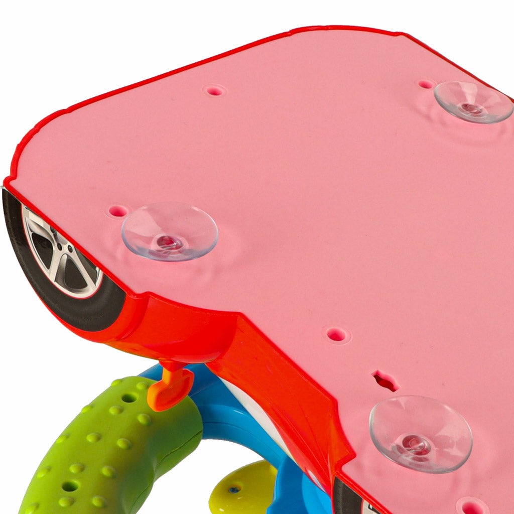Toy Interactive Steering Wheel For Kids Simulator Music Sounds Lights Projector