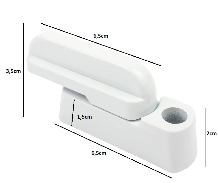 Security Window Lock White 2pcs