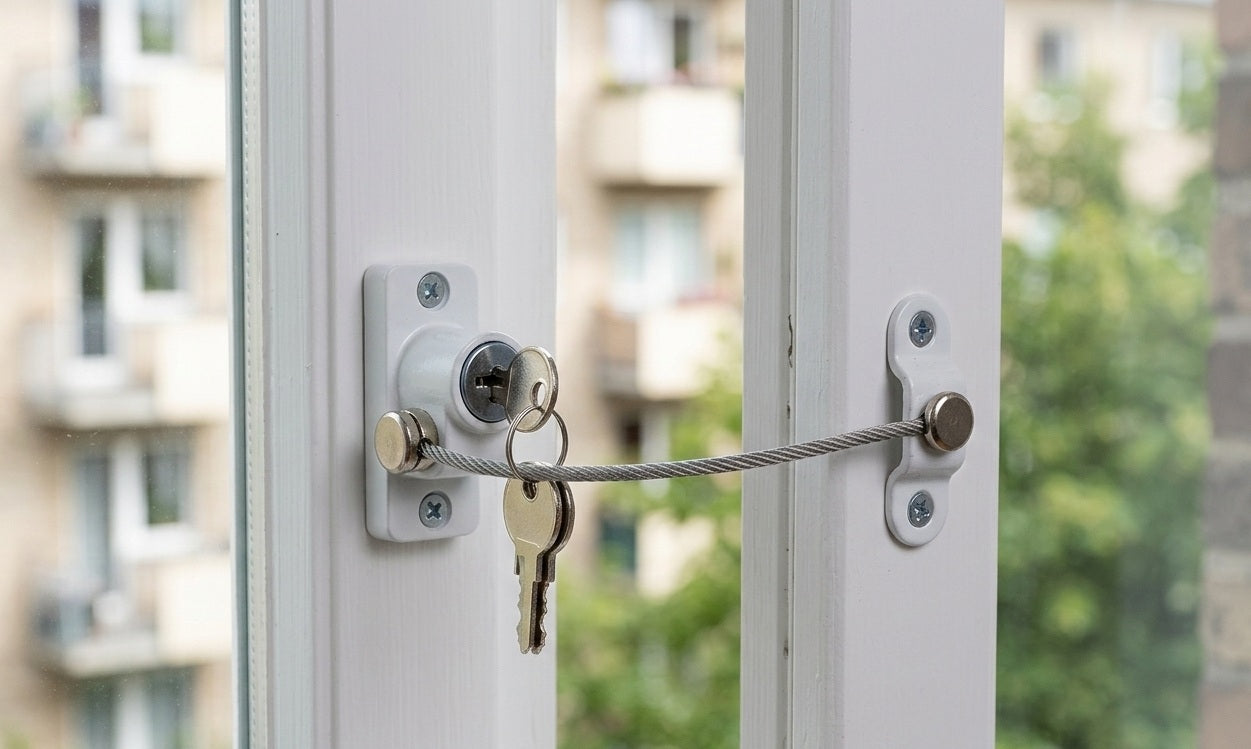 Window Security Keyed Tilt Lock