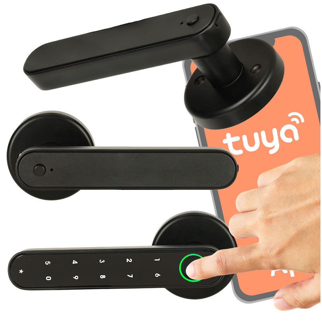 Fingerprint Code Bluetooth Combination Door Handle