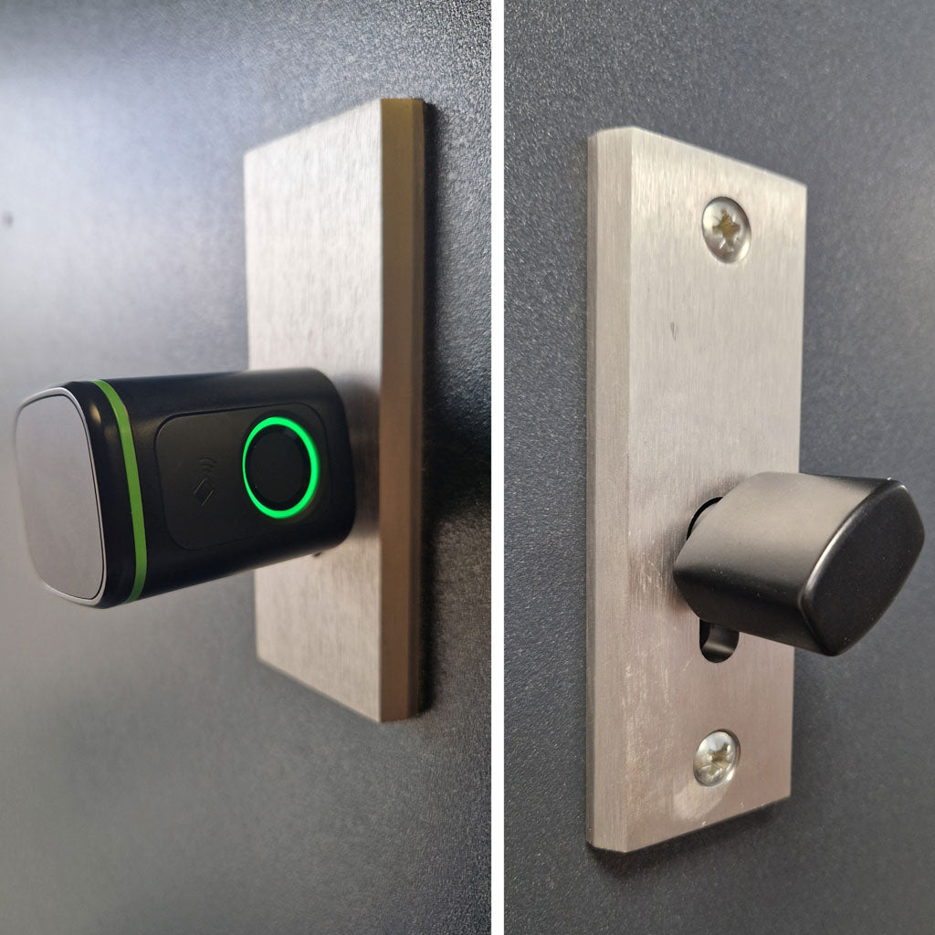 Fingerprint Door Lock Insert Black